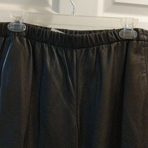 Vince lamb leather joggers